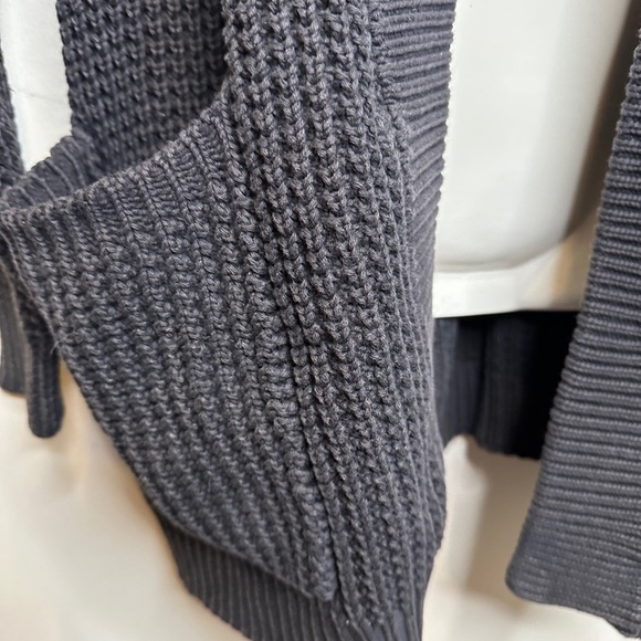 LINE the Label Chunky Knit Oversized Slouchy Cardigan Linen Cotton Blend - Picture 7 of 9